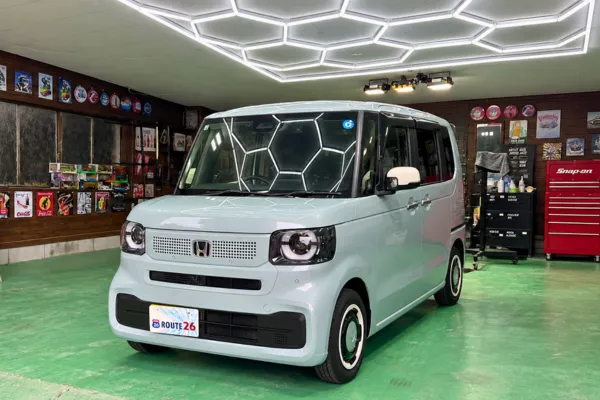 佐賀伊万里のガラスコーティング専門店ROUTE26で施工したHonda N-BOX