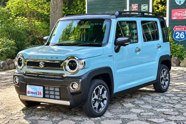 佐賀伊万里のガラスコーティング専門店ROUTE26で施工したSUZUKI HUSTLER