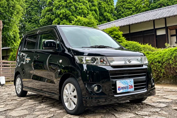 佐賀伊万里のガラスコーティング専門店ROUTE26で施工したSUZUKI ワゴンRスティングレー